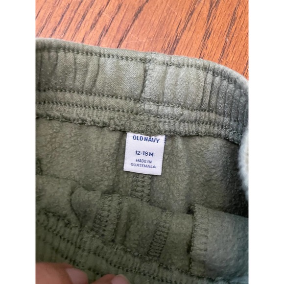 Old Navy Jogger Pants- Green- Size 12-18m - Picture 2 of 3